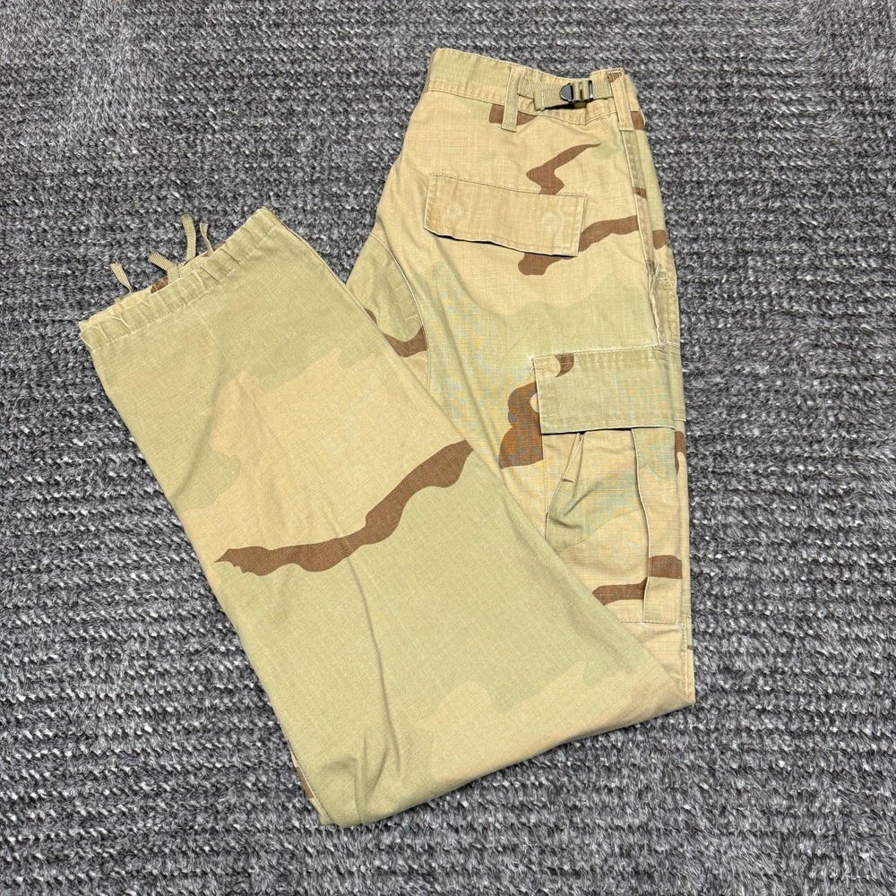 Rothco Mens BDU Cargo Pants‎ Small Regular Desert Camo Military Combat Ripstop